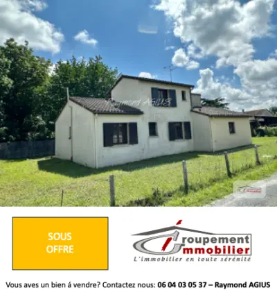 Saint-Seurin-de-Prats 24230 – Vente maison/villa 4&nbsp;pièces 3&nbsp;chambres