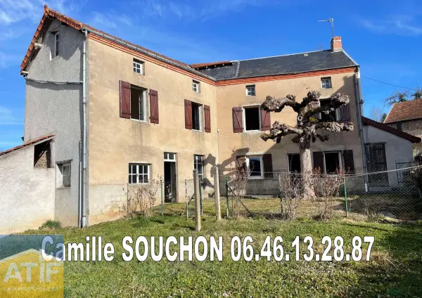 Saint-Clément 03250 – Vente maison/villa 6&nbsp;pièces 4&nbsp;chambres