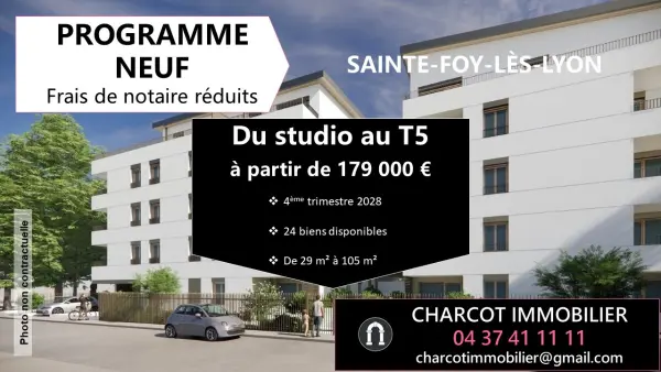 Sainte Foy lès Lyon 69110 – Vente appartement 1&nbsp;pièce
