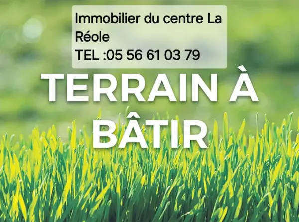 La Réole 33190 – Vente terrain
