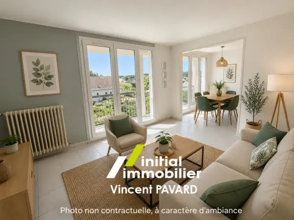 Joué-lès-Tours 37300 – Vente appartement 4&nbsp;pièces 2&nbsp;chambres