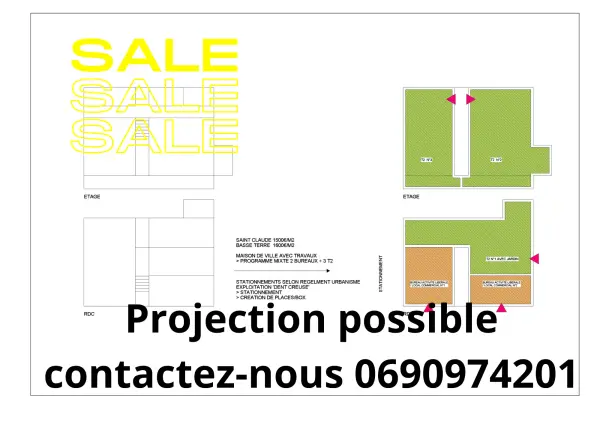 Basse-Terre 97100 – Vente immeuble 4&nbsp;pièces