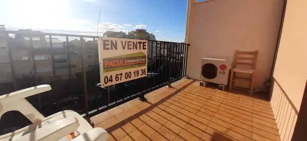 Le Cap d&rsquo;Agde 34300 – Vente appartement 2&nbsp;pièces 1&nbsp;chambre