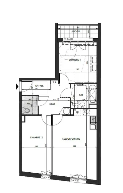 Igny 91430 – Vente appartement 3&nbsp;pièces 2&nbsp;chambres