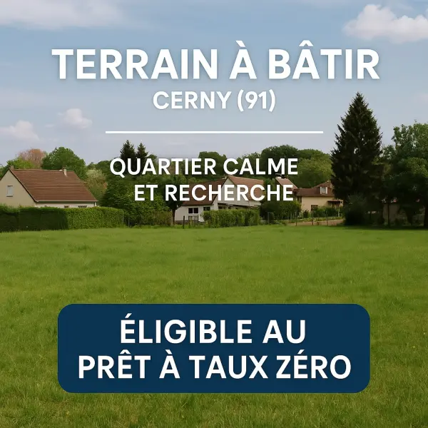Cerny 91590 – Vente terrain