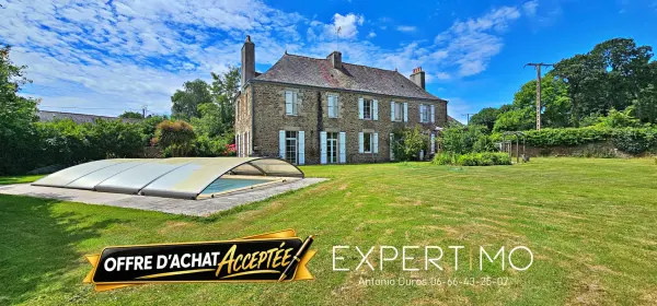 Plouguenast 22150 – Vente maison/villa 10&nbsp;pièces 5&nbsp;chambres