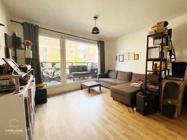 Lille 59800 – Vente appartement 2&nbsp;pièces 1&nbsp;chambre
