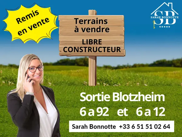 Blotzheim 68730 – Vente terrain