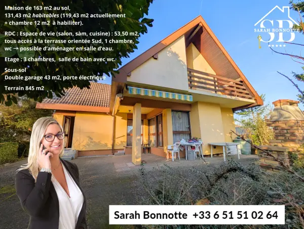 Hégenheim 68220 – Vente maison/villa 6&nbsp;pièces 4&nbsp;chambres