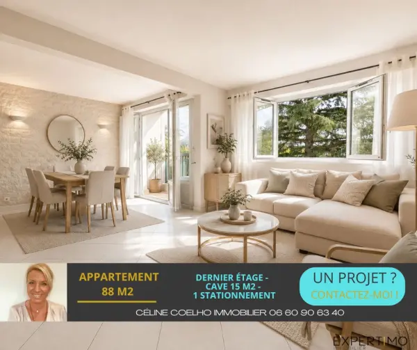 Chilly-Mazarin 91380 – Vente appartement 5&nbsp;pièces 3&nbsp;chambres