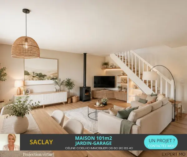 Saclay 91400 – Vente maison/villa 5&nbsp;pièces 4&nbsp;chambres