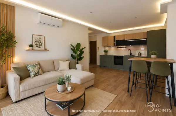 Nice 06100 – Vente de prestige appartement 3&nbsp;pièces 2&nbsp;chambres