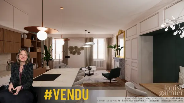 Lyon 69002 – Vente appartement 5&nbsp;pièces 4&nbsp;chambres