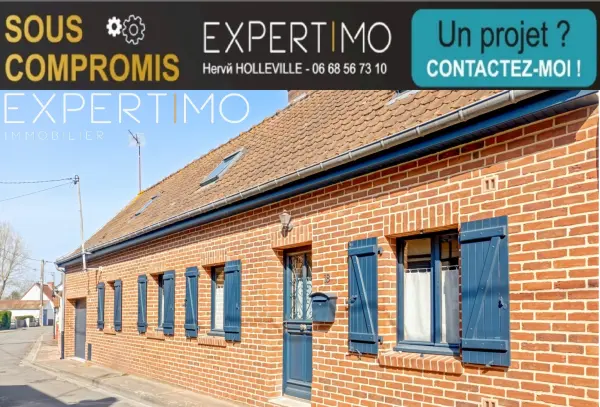 Rue 80120 – Vente maison/villa 5&nbsp;pièces 3&nbsp;chambres