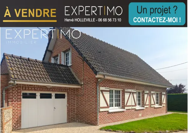 Favières 80120 – Vente maison/villa 6&nbsp;pièces 5&nbsp;chambres