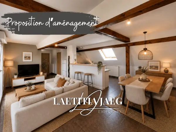 Fegersheim 67640 – Vente appartement 3&nbsp;pièces 2&nbsp;chambres
