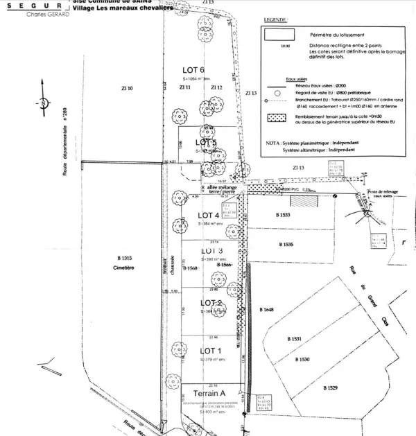 Sains 35610 – Vente terrain
