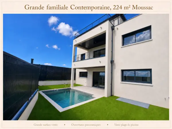 Moussac 30190 – Vente maison/villa 6&nbsp;pièces 4&nbsp;chambres
