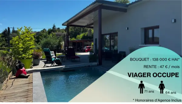 Joyeuse 07260 – Viager Maison 4&nbsp;pièces 3&nbsp;chambres