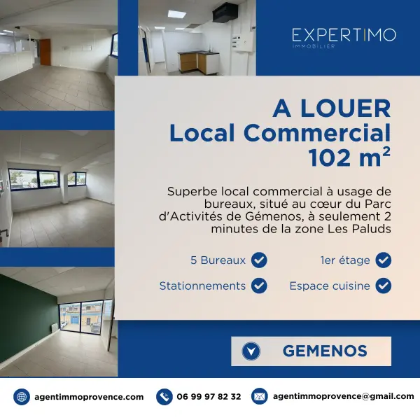 Gémenos 13420 – Location bureaux