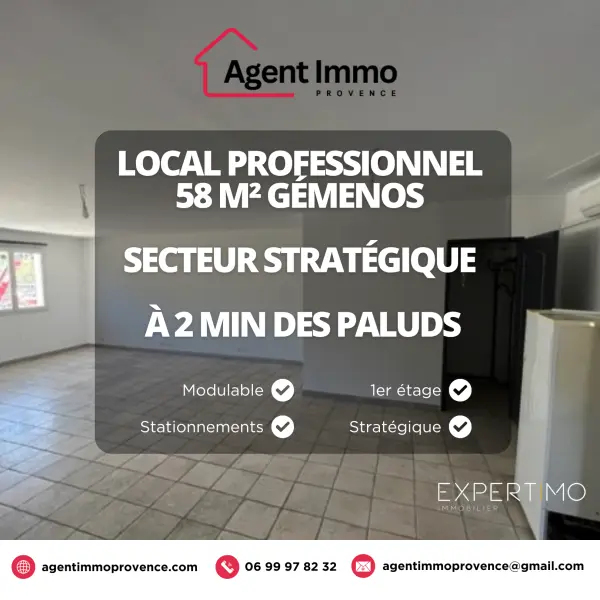 Gémenos 13420 – Location local 1&nbsp;pièce
