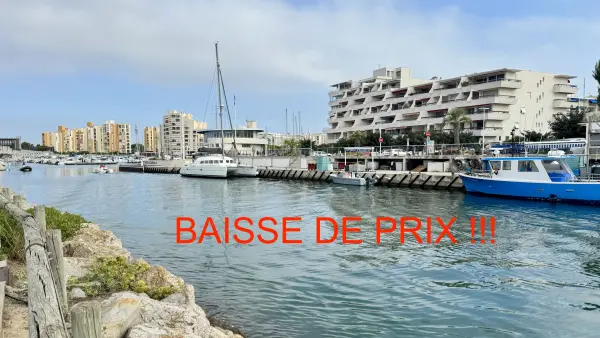 Palavas-les-Flots 34250 – Vente appartement 3&nbsp;pièces 2&nbsp;chambres