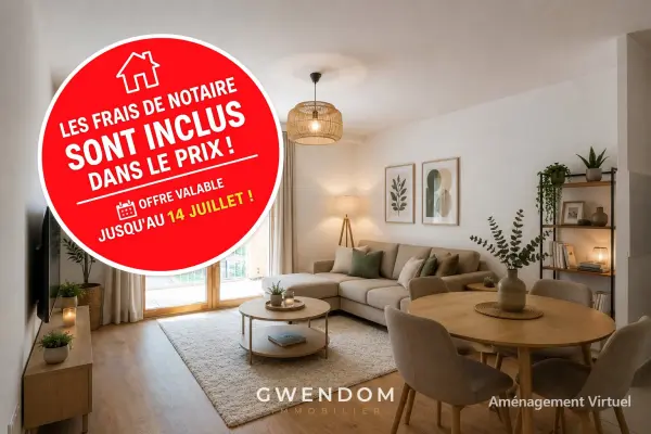 Torcy 77200 – Vente appartement 3&nbsp;pièces 2&nbsp;chambres