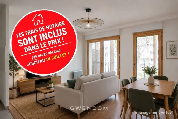 Torcy 77200 – Vente appartement 2&nbsp;pièces 1&nbsp;chambre