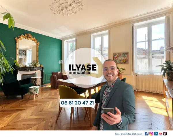 Chalon-sur-Saône 71100 – Vente appartement 7&nbsp;pièces 3&nbsp;chambres
