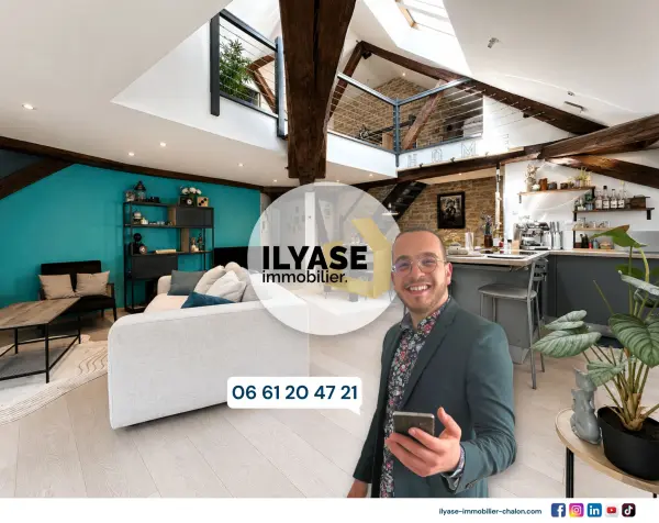 Chalon-sur-Saône 71100 – Vente appartement 5&nbsp;pièces 3&nbsp;chambres