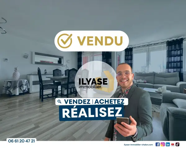 Chalon-sur-Saône 71100 – Vente appartement 5&nbsp;pièces 3&nbsp;chambres