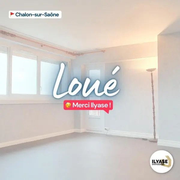 Chalon-sur-Saône 71100 – Location appartement 4&nbsp;pièces 2&nbsp;chambres