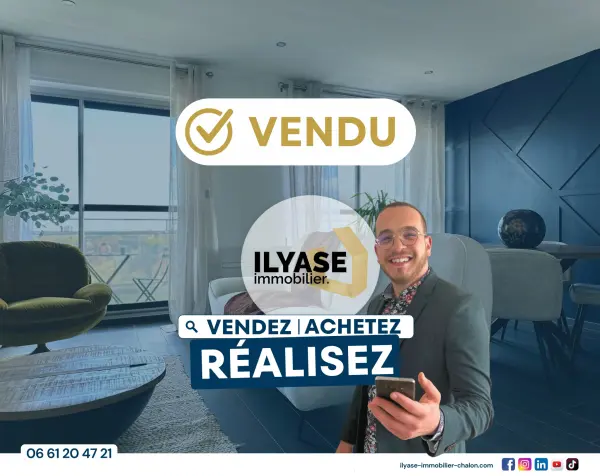 Chalon-sur-Saône 71100 – Vente appartement 4&nbsp;pièces 2&nbsp;chambres
