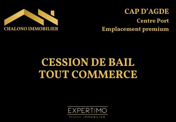 Le Cap d&rsquo;Agde 34300 – Cession de bail local