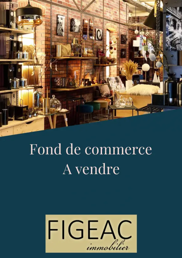 Figeac 46100 – Vente fonds de commerce boutique