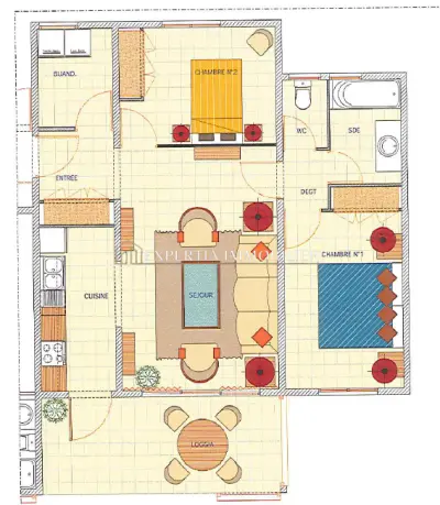 Cayenne 97300 – Vente appartement 3&nbsp;pièces 2&nbsp;chambres