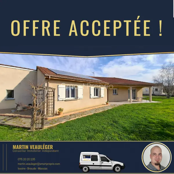 Fontannes 43100 – Vente maison/villa 5&nbsp;pièces 4&nbsp;chambres