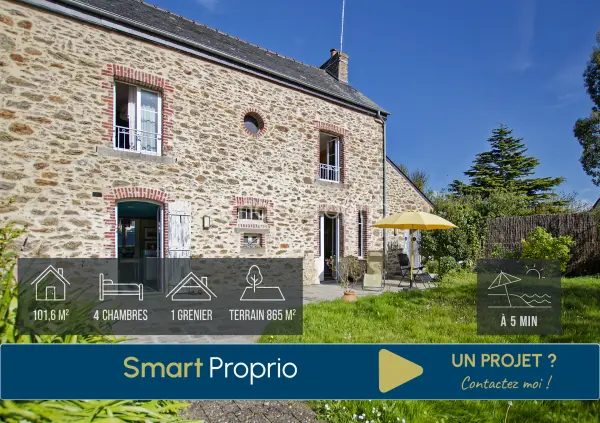 Dinard 35800 – Vente maison/villa 6&nbsp;pièces 4&nbsp;chambres