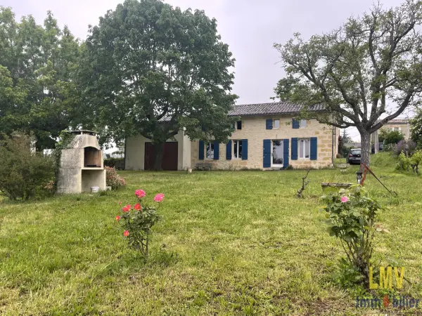 Sainte-Colombe 33350 – Vente maison/villa 6&nbsp;pièces 5&nbsp;chambres
