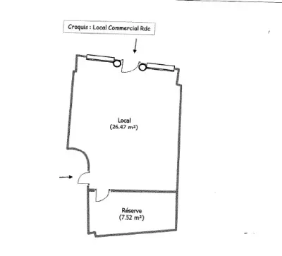 Melun 77000 – Location local