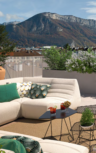 Annecy 74000 – Vente appartement 3&nbsp;pièces 2&nbsp;chambres