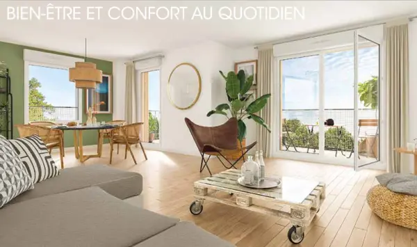 Nantes 44300 – Vente appartement 4&nbsp;pièces 3&nbsp;chambres