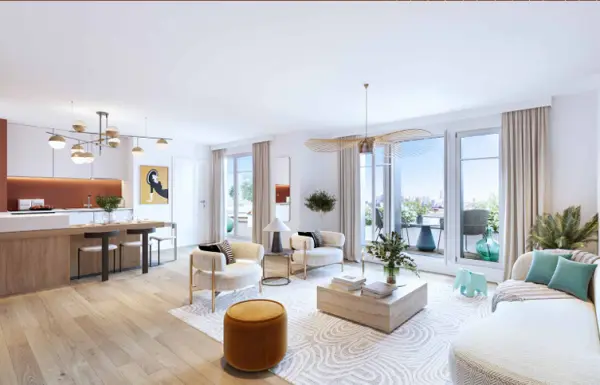 Villeurbanne 69100 – Vente appartement 3&nbsp;pièces 2&nbsp;chambres