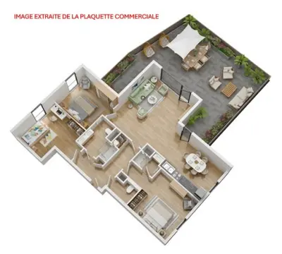 Strasbourg 67100 – Vente appartement 3&nbsp;pièces 2&nbsp;chambres