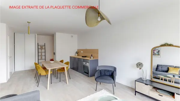 Clermont-Ferrand 63100 – Vente appartement 2&nbsp;pièces 1&nbsp;chambre