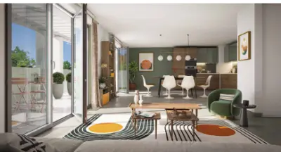 Lyon 69007 – Vente appartement 3&nbsp;pièces 2&nbsp;chambres