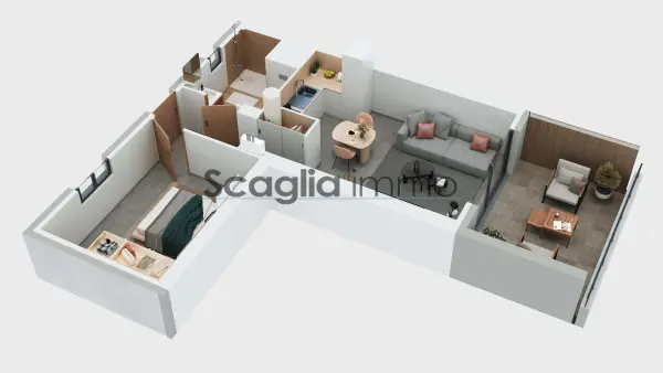 Grosseto-Prugna 20128 – Vente appartement 2&nbsp;pièces 1&nbsp;chambre