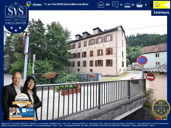 Sainte-Marie-aux-Mines 68160 – Vente immeuble