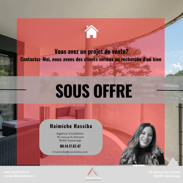 Seyssins 38180 – Vente appartement 3&nbsp;pièces 2&nbsp;chambres