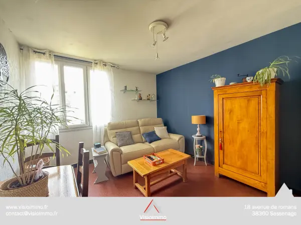 Sassenage 38360 – Vente appartement 2&nbsp;pièces 1&nbsp;chambre